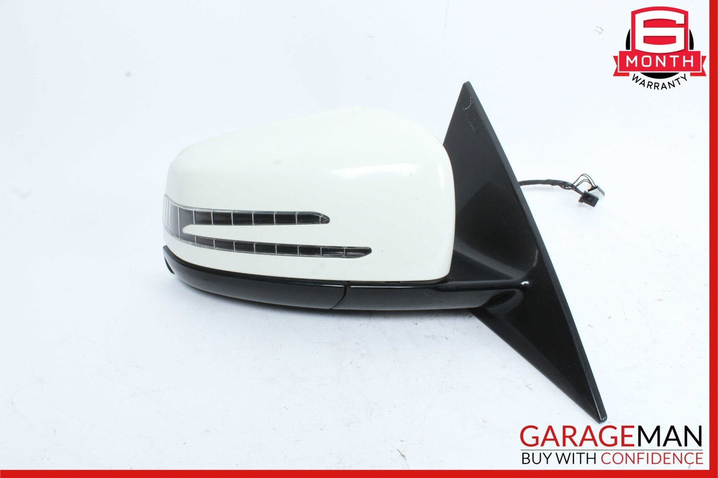 10-13 Mercedes W207 E350 E63 AMG Front Right Side Mirror Door Rear View White