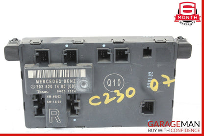 01-07 Mercedes W203 C230 C280 C320 Front Right Side Door Control Module Unit