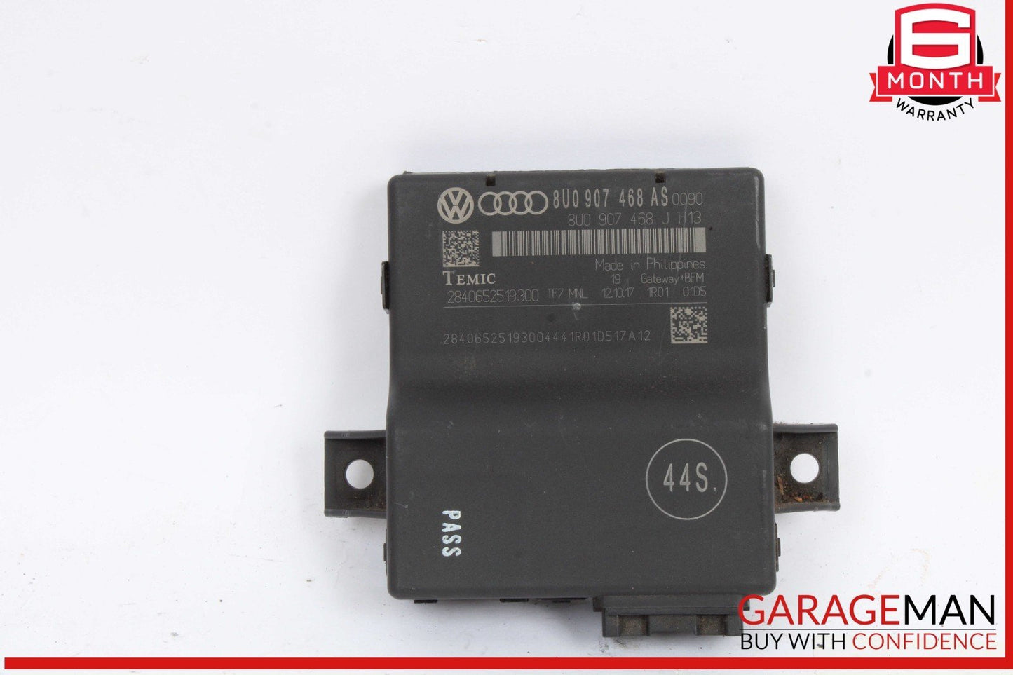 15-18 Audi Q3 Gateway Interface Computer Control Module 8U0907468AS OEM