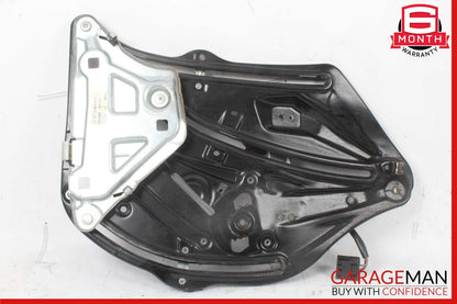 10-16 Mercedes W207 E350 E400 Rear Right Window Regulator Motor Plate Frame OEM
