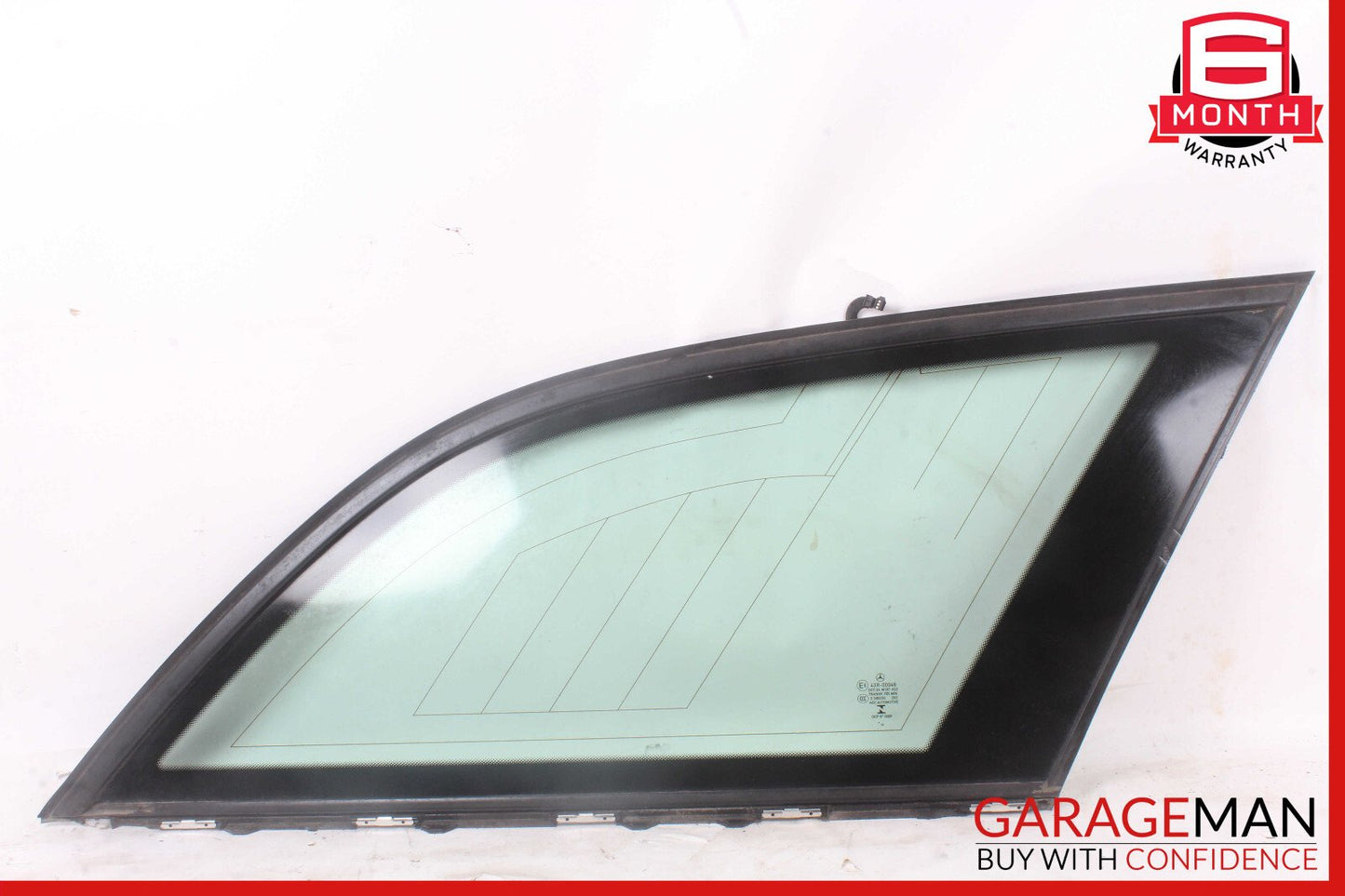 14-16 Mercedes W212 E350 E400 Rear Right Side Quarter Window Glass OEM