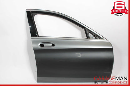 15-20 Mercedes W205 C300 Front Right Side Exterior Door Shell Selenite Grey OEM