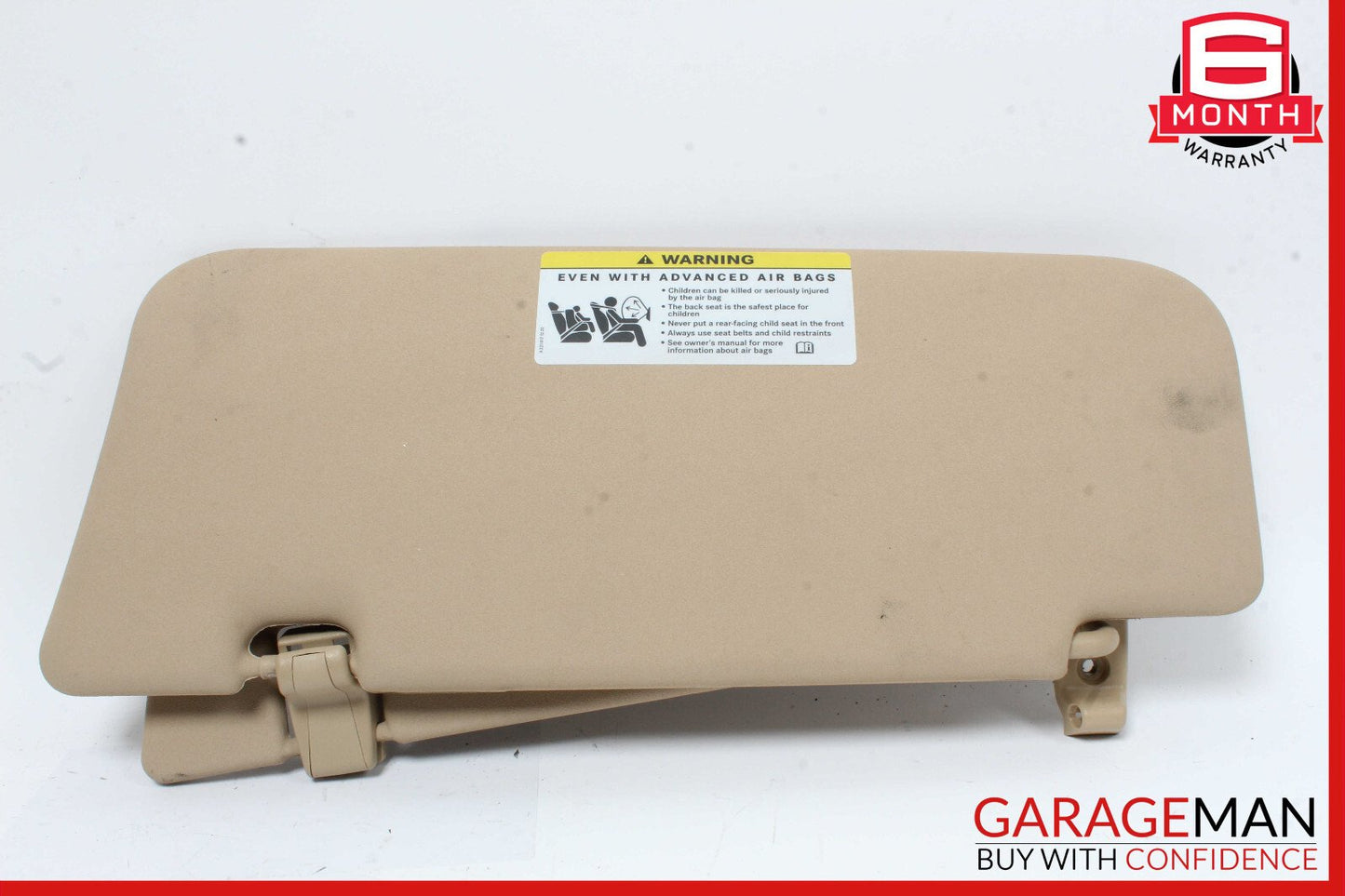 06-12 Mercedes X164 GL550 ML450 Sun Visor Sunvisor Right Side Brown OEM