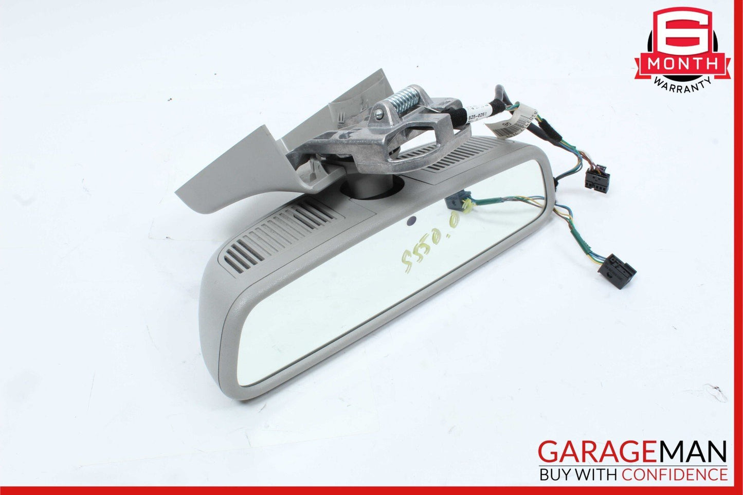 07-09 Mercedes W221 S550 S63 S600 AMG Interior Rear View Mirror Gray OEM