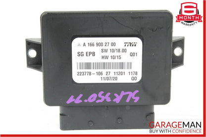 12-16 Mercedes R172 SLK350 Parking Brake Electronic Computer Control Module Unit