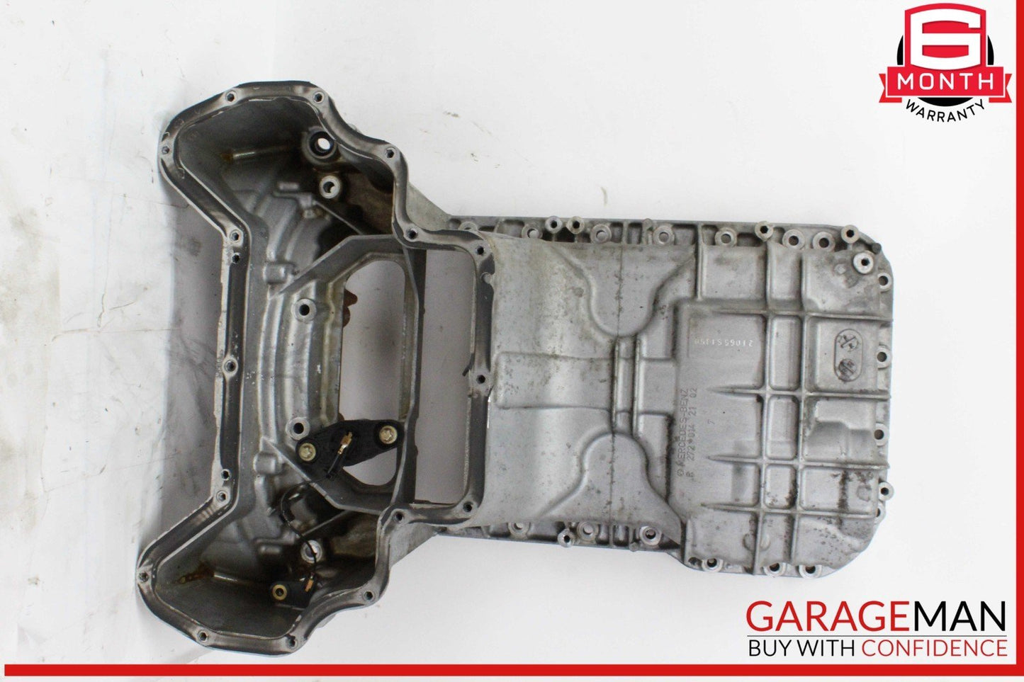 05-11 Mercedes W204 C300 Engine Upper Oil Sump Baffle Pan 2720142102 OEM