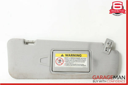 06-11 Mercedes W219 CLS500 Front Right Side Sunvisor Sun Visor Shade Gray OEM