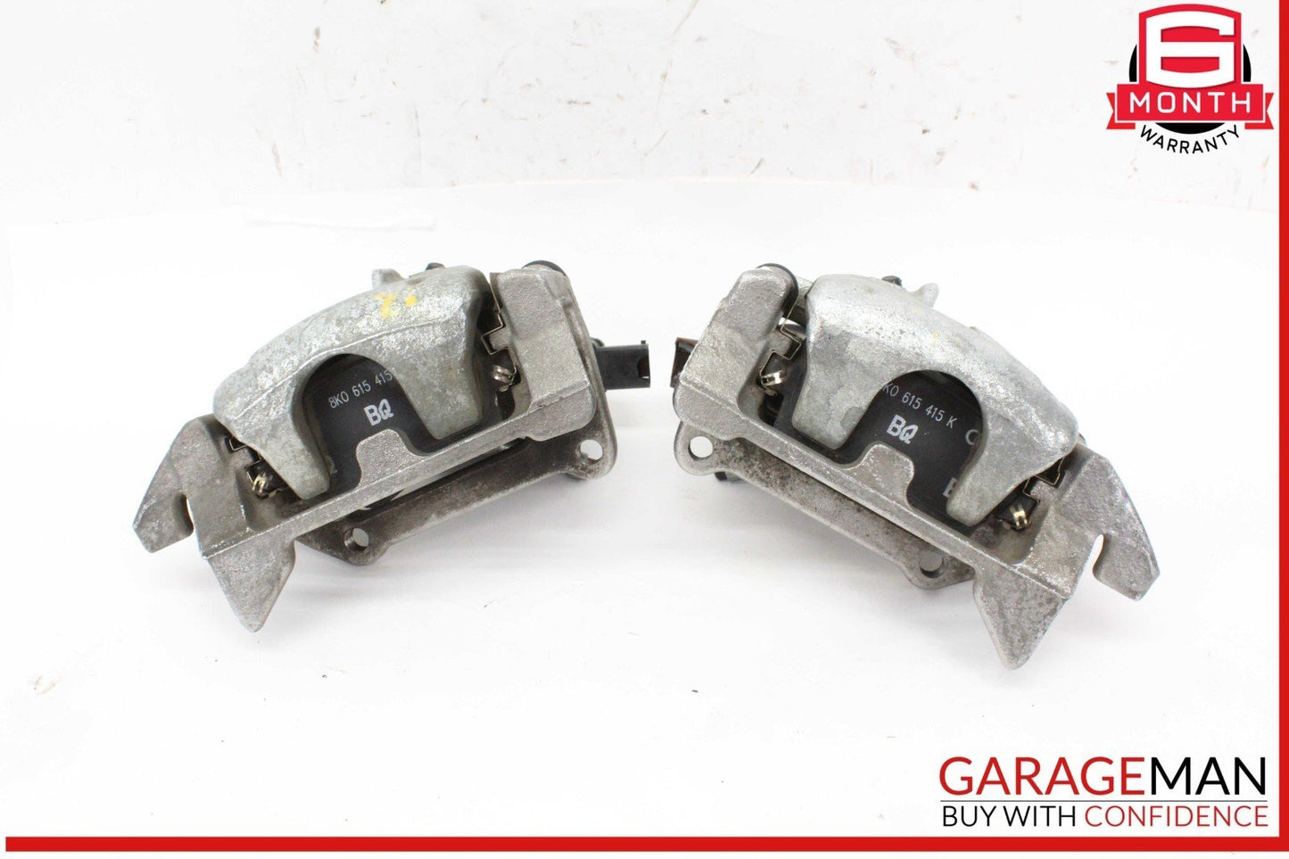 13-16 Audi A4 Rear Left and Rear Right Side Brake Caliper Calipers Set of 2 OEM