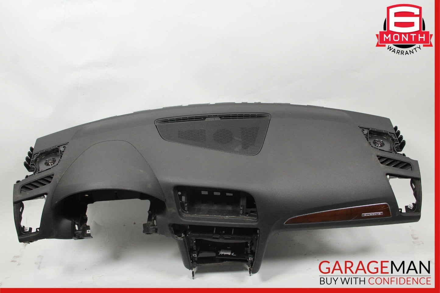 09-12 Audi Q5 Front Dash Dashboard Instrument Panel Cover Trim Assembly Black
