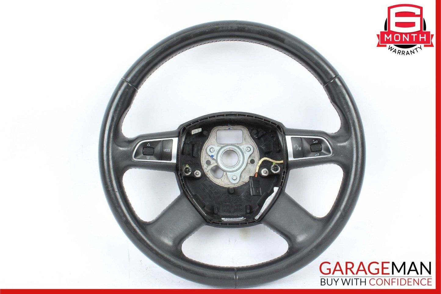 09-12 Audi Q5 4 Spoke Steering Wheel w/ Control Switch Assembly OEM