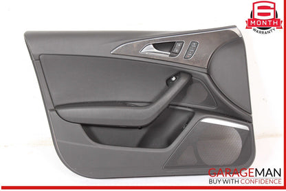 12-18 Audi A6 Front Left Side Interior Door Panel 4G1867103AD OEM