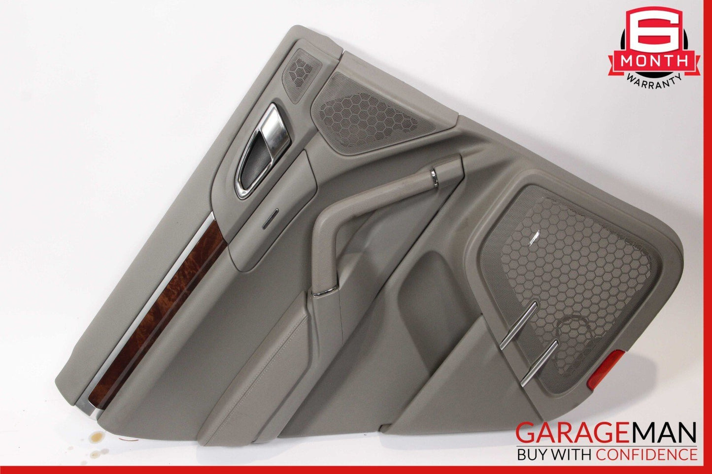 11-17 Porsche Cayenne 958 Rear Left Driver Side Interior Door Panel Assy Grey