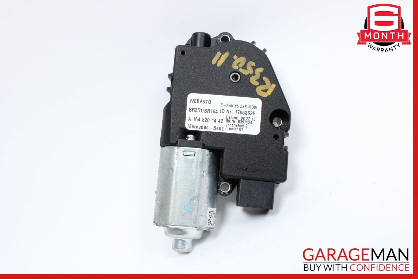 06-13 Mercedes W251 R350 GL550 ML350 Pano Panoramic Sunroof Sun Roof Motor Unit