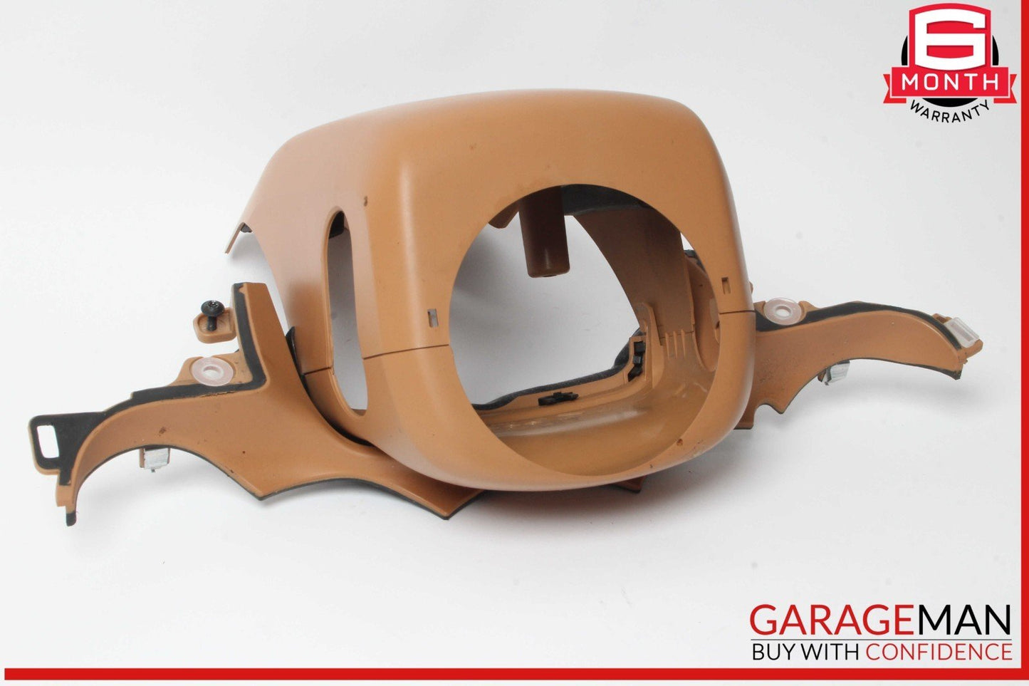 10-16 Porsche Panamera 970 Steering Column Cover Trim Brown OEM