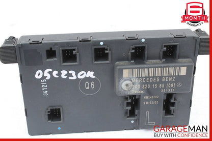 01-07 Mercedes W203 C230 C240 C320 Door Control Module Front Left 2038201585 OEM