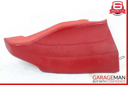 17-22 Alfa Romeo Giulia Rear Right Side Seat Bolster Cushion Red OEM