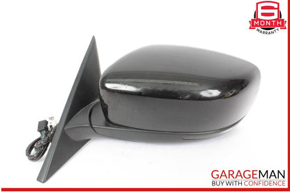 14-17 Maserati Ghibli S Front Left Driver Side Door Rear View Mirror Black OEM