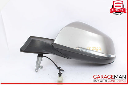 14-21 BMW i3 I01 Hybrid Front Left Side Door Rear View Mirror Heated Gray OEM