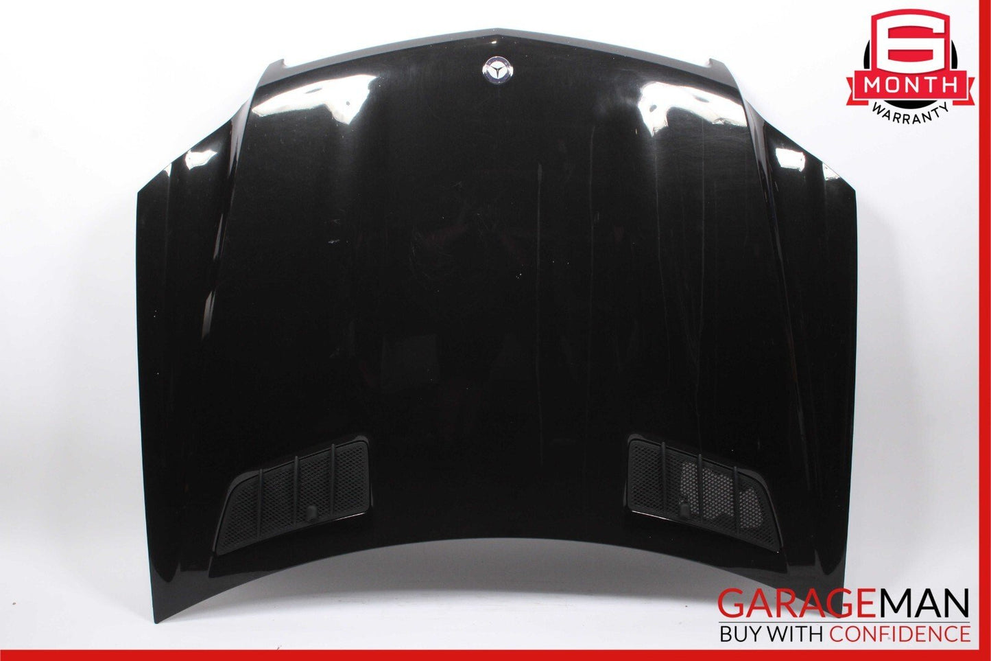 07-12 Mercedes X164 GL450 Front Hood Bonnet Panel Grille Assembly Obsidian Black