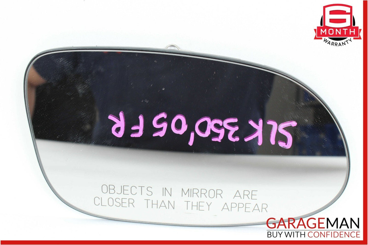 03-09 Mercedes W209 CLK320 Side Rear View Door Mirror Glass Right OEM