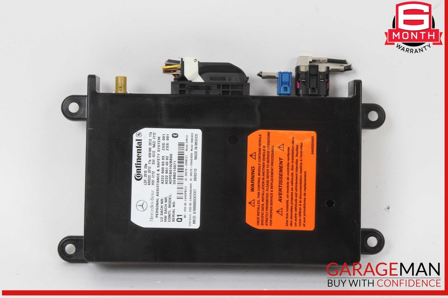 10-20 Mercedes R172 SLK250 GLA250 SL400 Communication Control Module Unit OEM