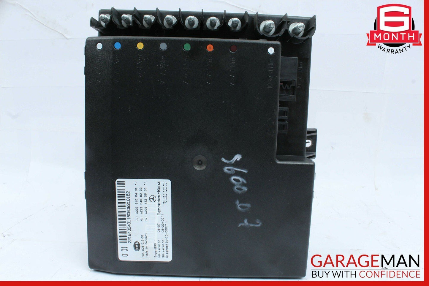07-13 Mercedes W221 S600 CL600 Electric Power Supply Control Fuse Box Module OEM