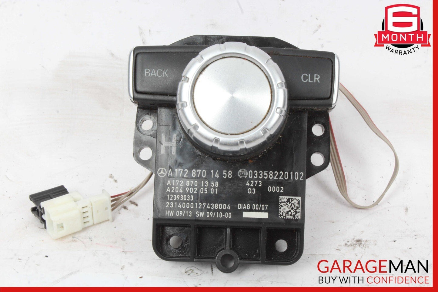 12-16 Mercedes R172 SLK250 Console Head Unit Controller Knob Multi Switch OEM