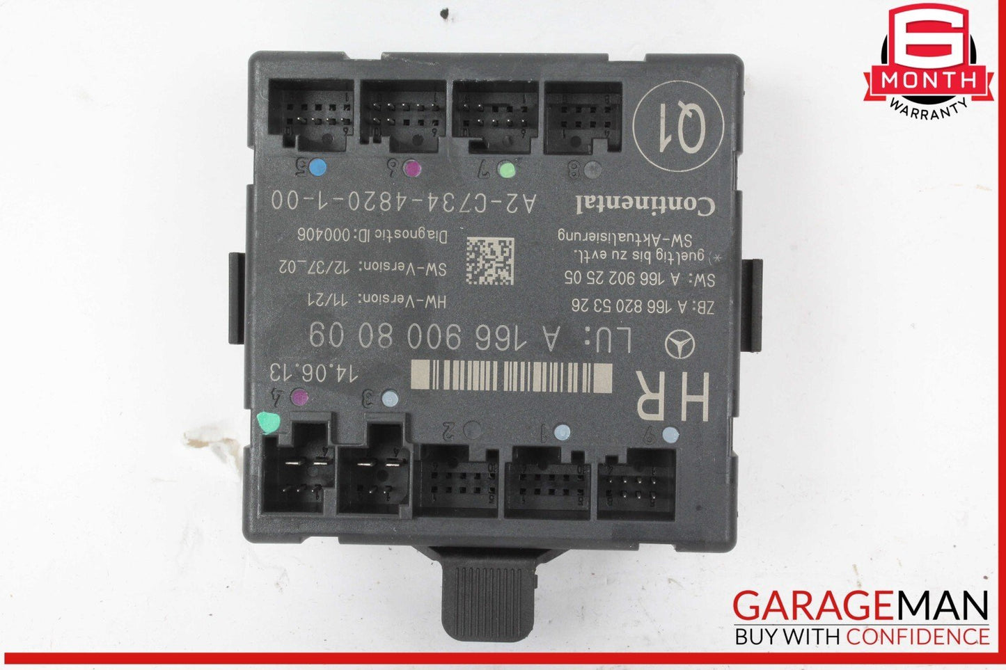 12-19 Mercedes X166 GL450 ML400 GLE350 Rear Right Side Door Control Module Unit