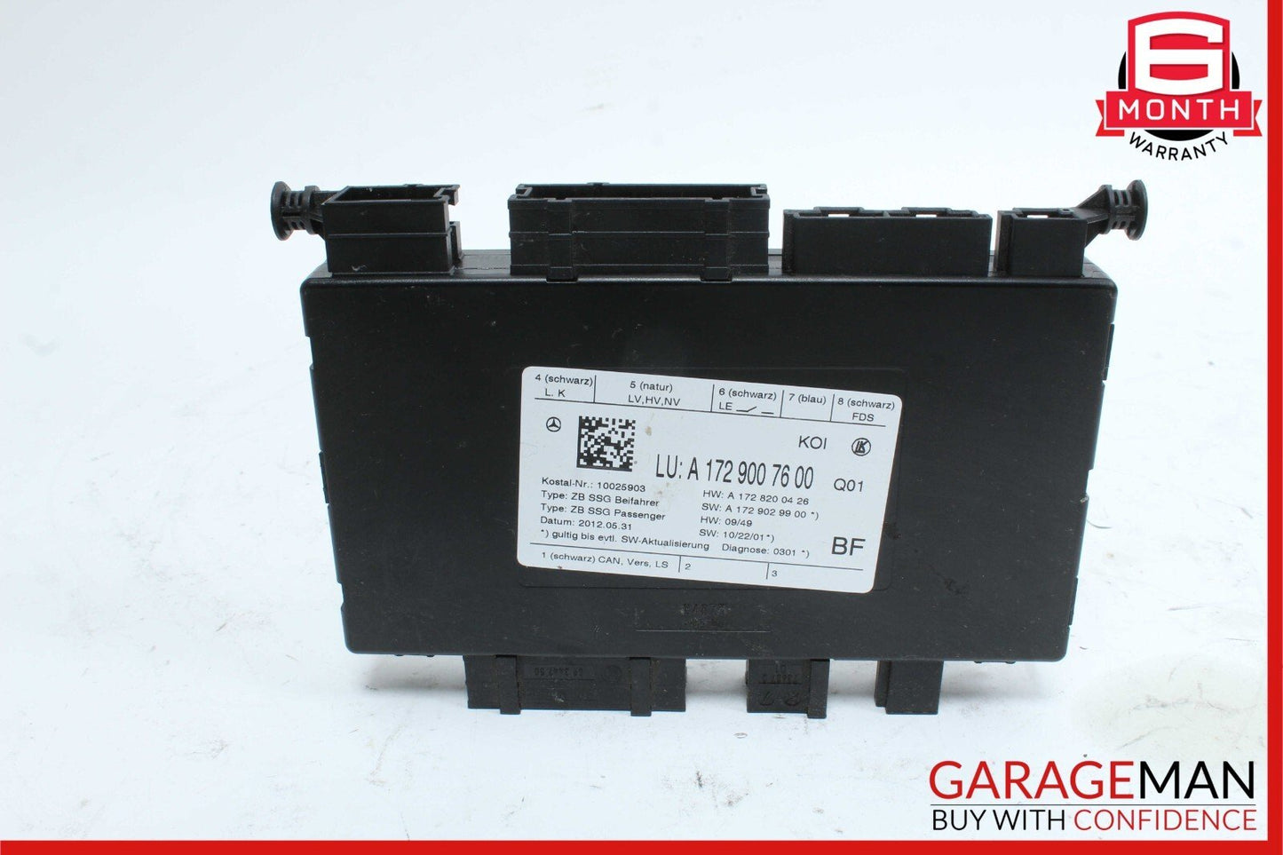 08-20 Mercedes E400 C300 E350 Front Right Passenger Side Seat Control Module