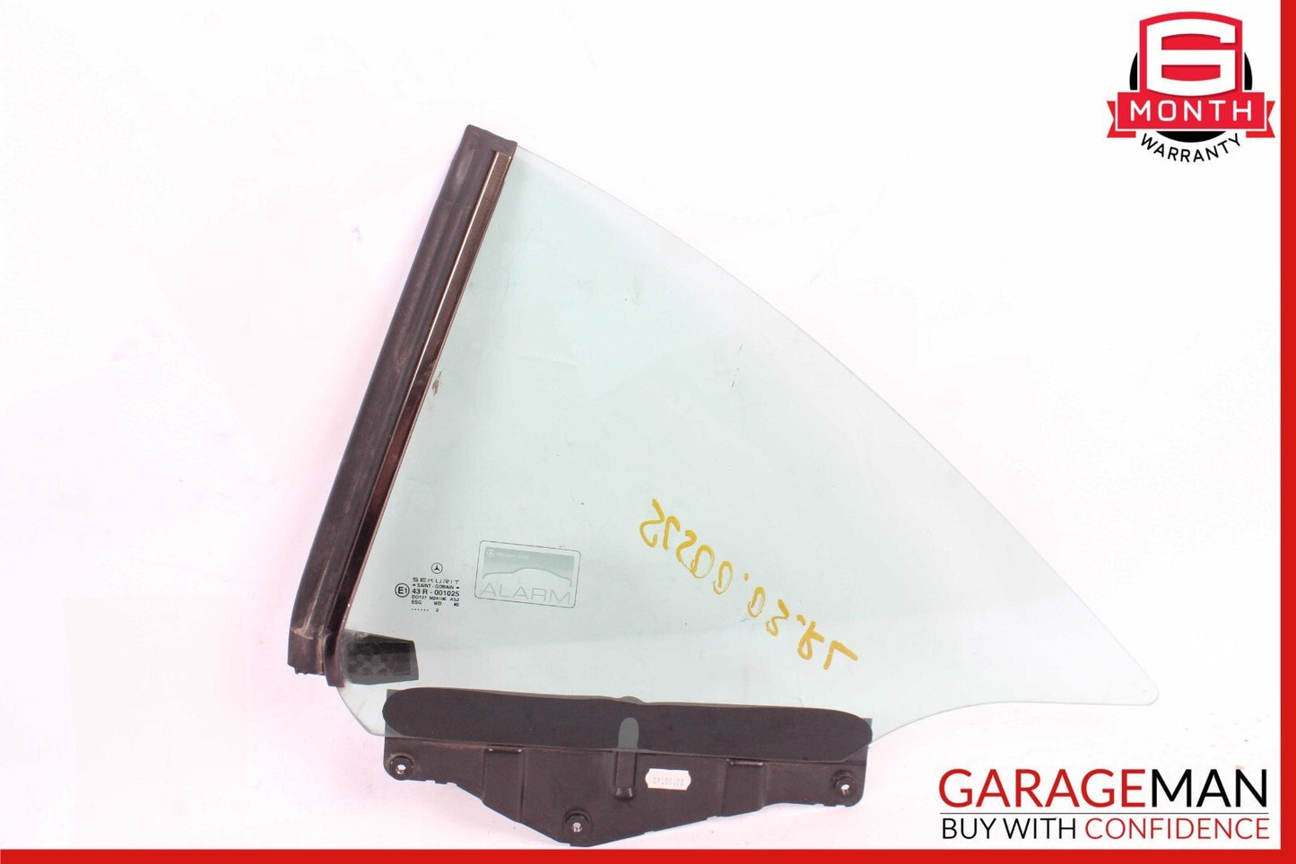 03-12 Mercedes R230 SL500 SL55 AMG Rear Left Side Quarter Window Glass Clear OEM