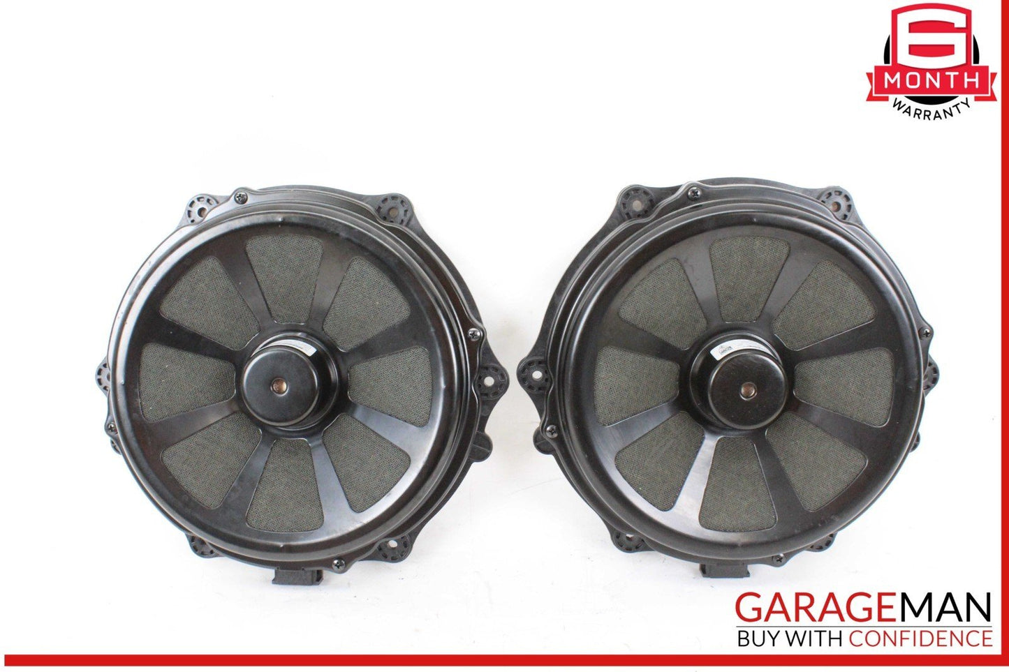 10-18 Porsche Cayenne 958 AWD Front Left & Right Side Door Sound Speaker Set OEM