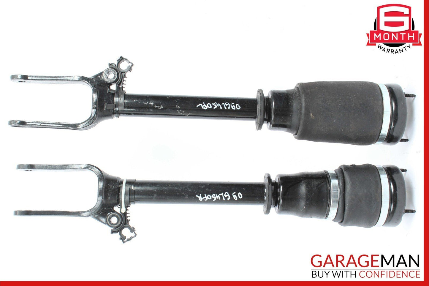 07-12 Mercedes X164 GL450 Front Left & Right Side Air Shock Absorbers Strut Set