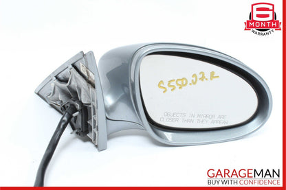 07-09 Mercedes W221 S550 Front Right Side Mirror Door Rear View Grey OEM