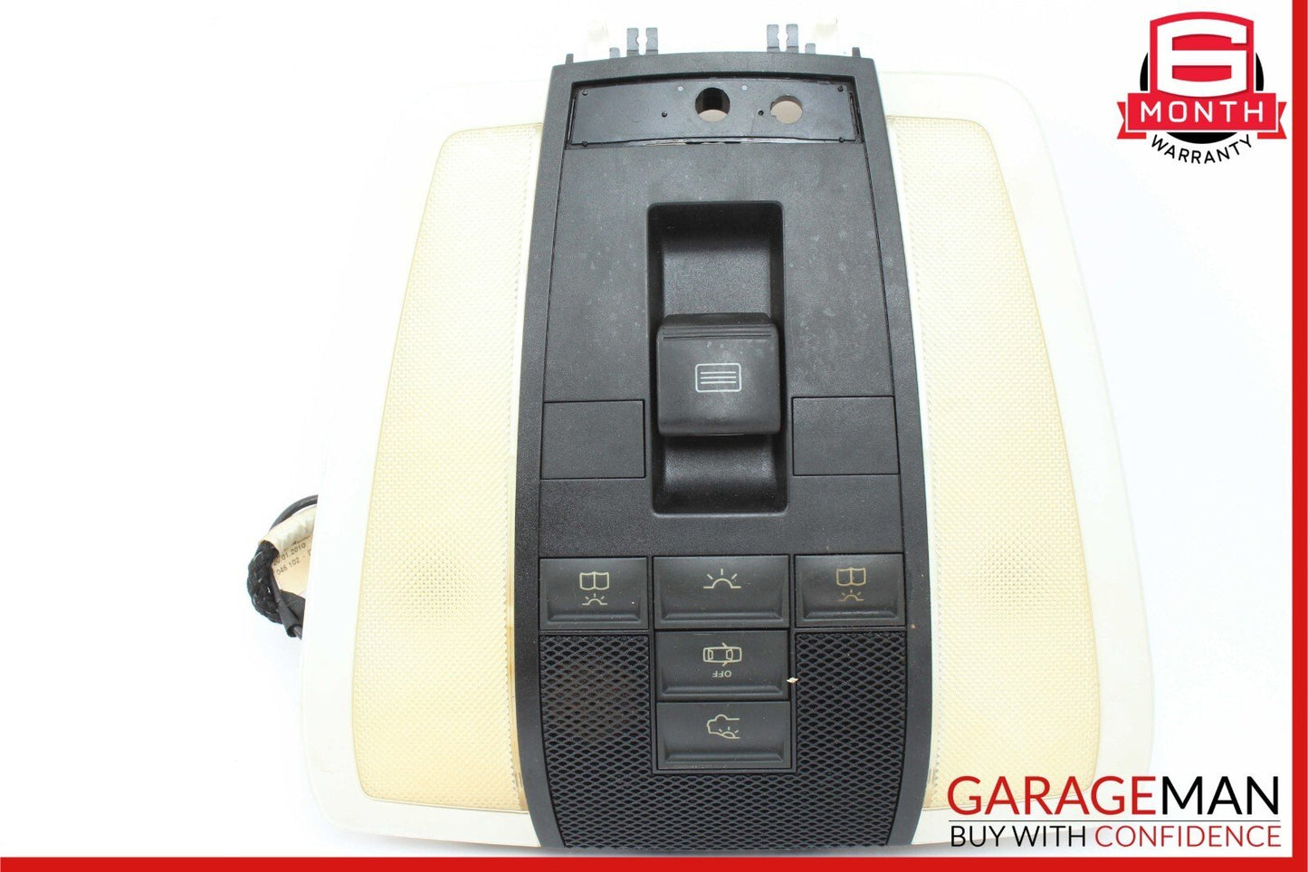 08-14 Mercedes W204 C300 C63 AMG Front Overhead Dome Light Lamp Assembly Black
