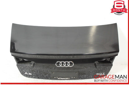 12-18 Audi A6 Rear Trunk Lid Deck Shell Panel Black OEM