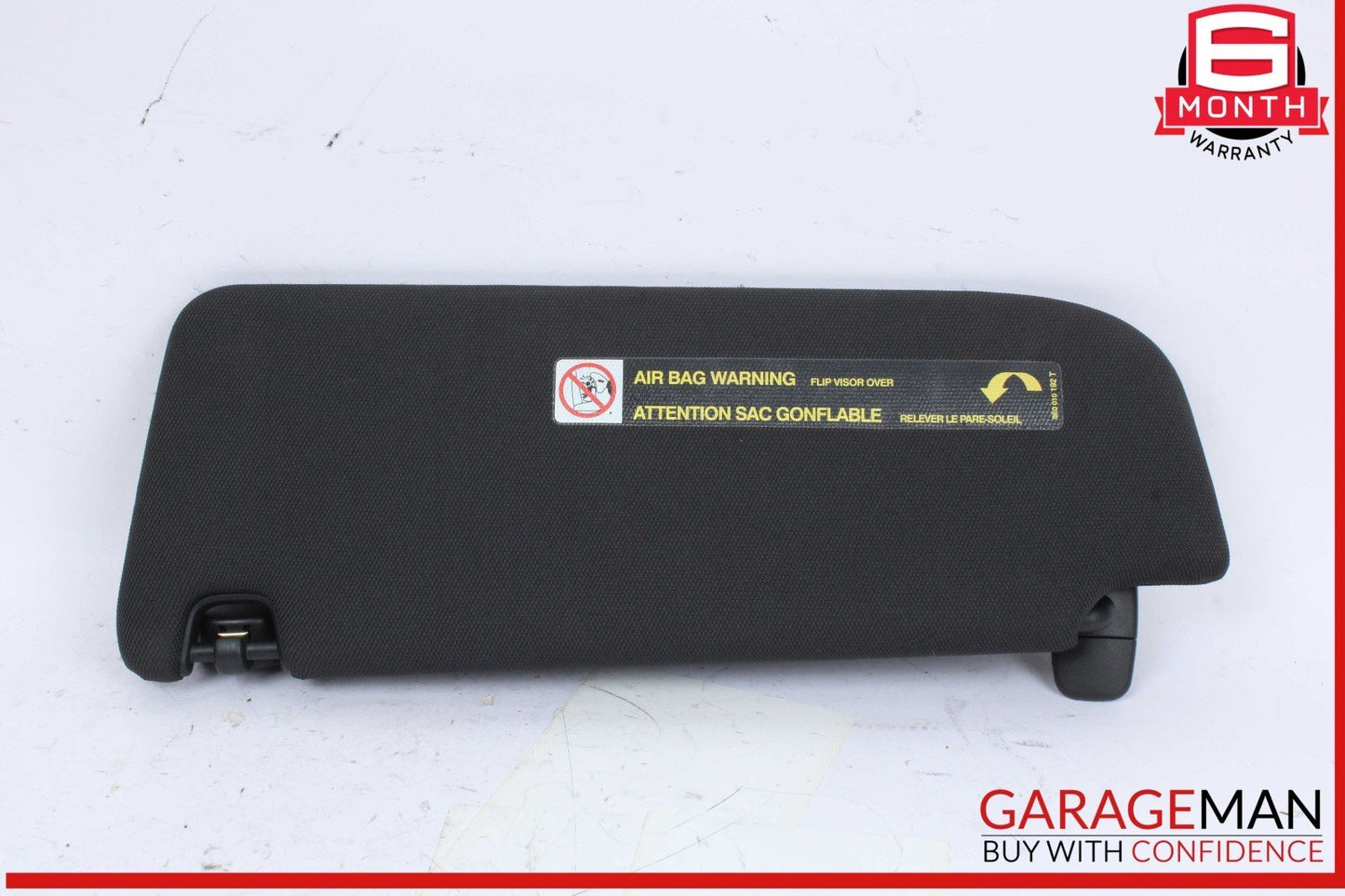 16-18 Audi A6 A7 Front Right Side Sun Visor Sunvisor Black 4G0857552 OEM