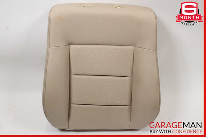10-16 Mercedes W212 E350 E550 Front Right Side Top Upper Seat Cushion Beige OEM