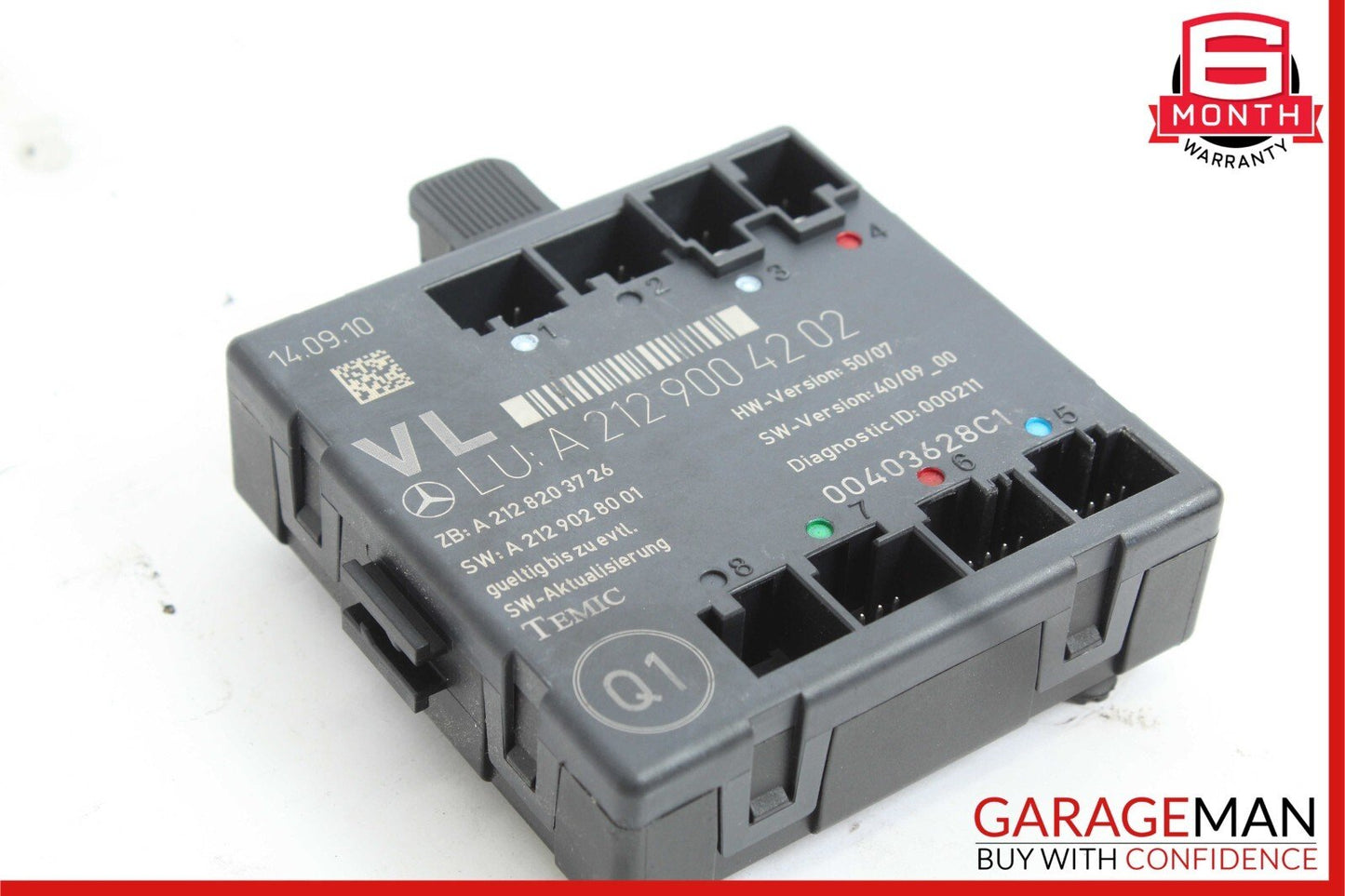 08-18 Mercedes E350 E400 C250 SLK350 Front Left Side Door Control Module OEM