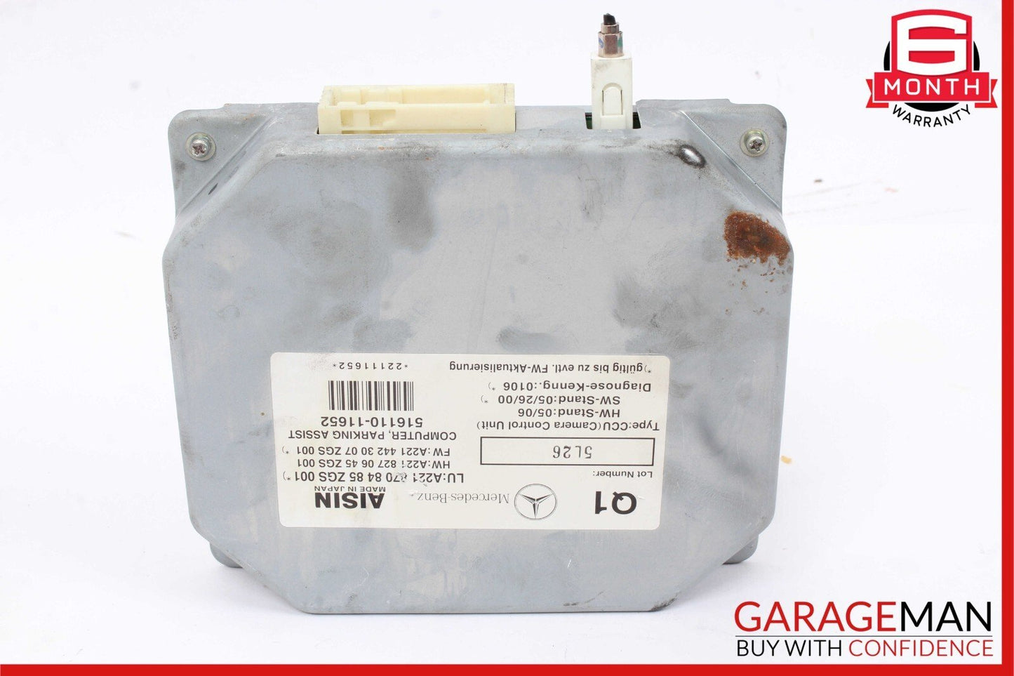 07-14 Mercedes W221 S550 CL550 Rear View Backup Camera Control Module Unit OEM
