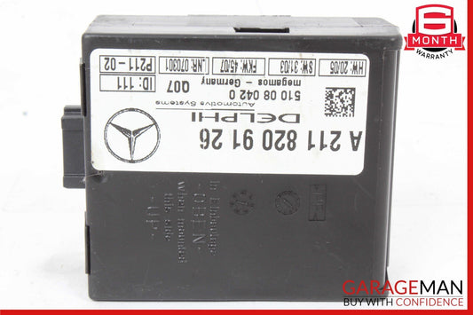 Mercedes R171 SLK280 CLK350 E320 C230 Anti Theft Alarm Module 2118209126 OEM