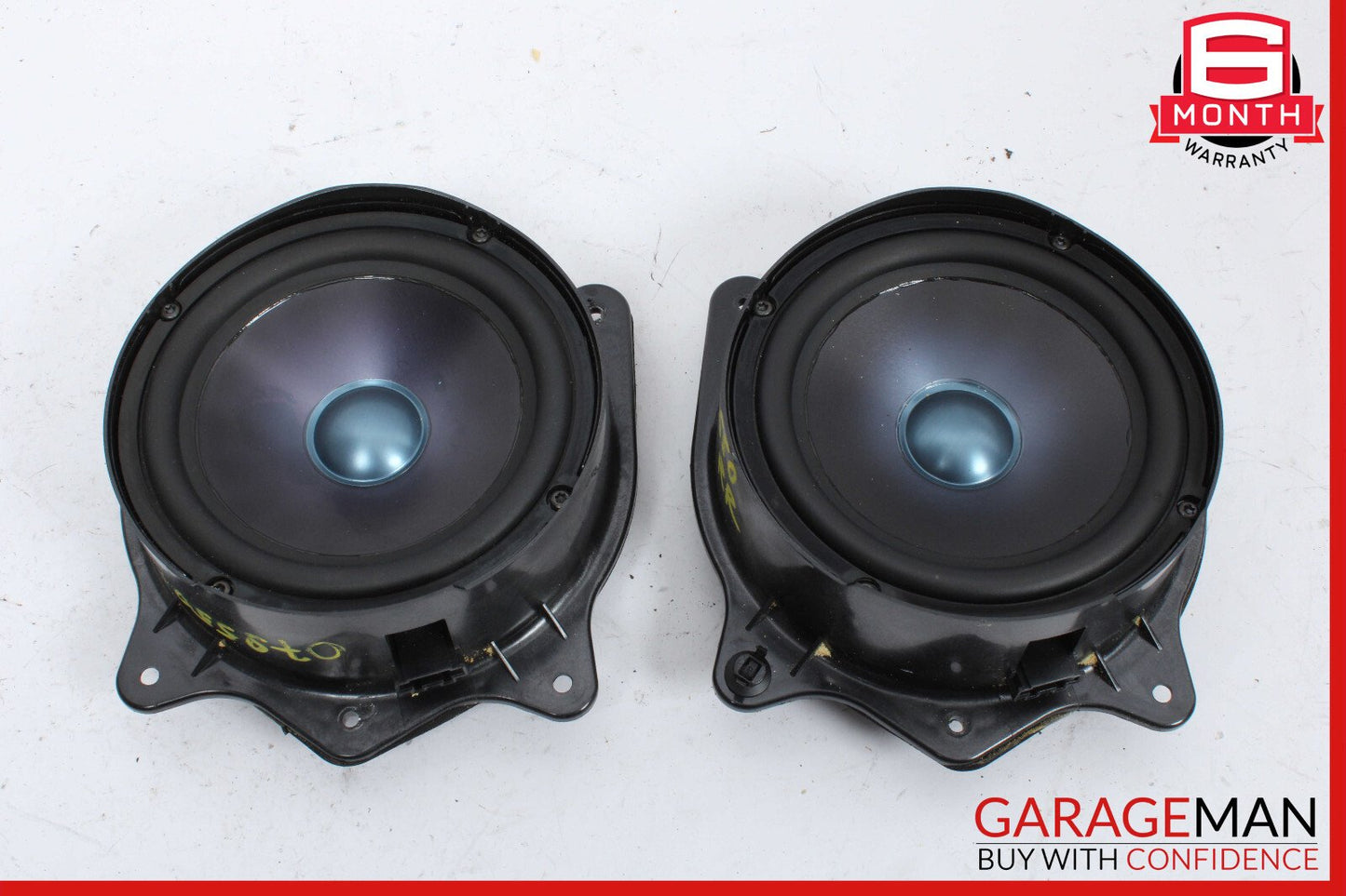07-09 Mercedes W221 S550 Rear Left & Right Door Audio Sound Speaker Set OEM