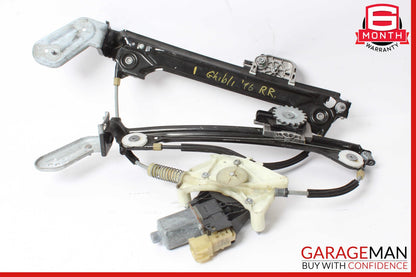 14-17 Maserati Ghibli Rear Right Side Door Window Regulator Motor OEM