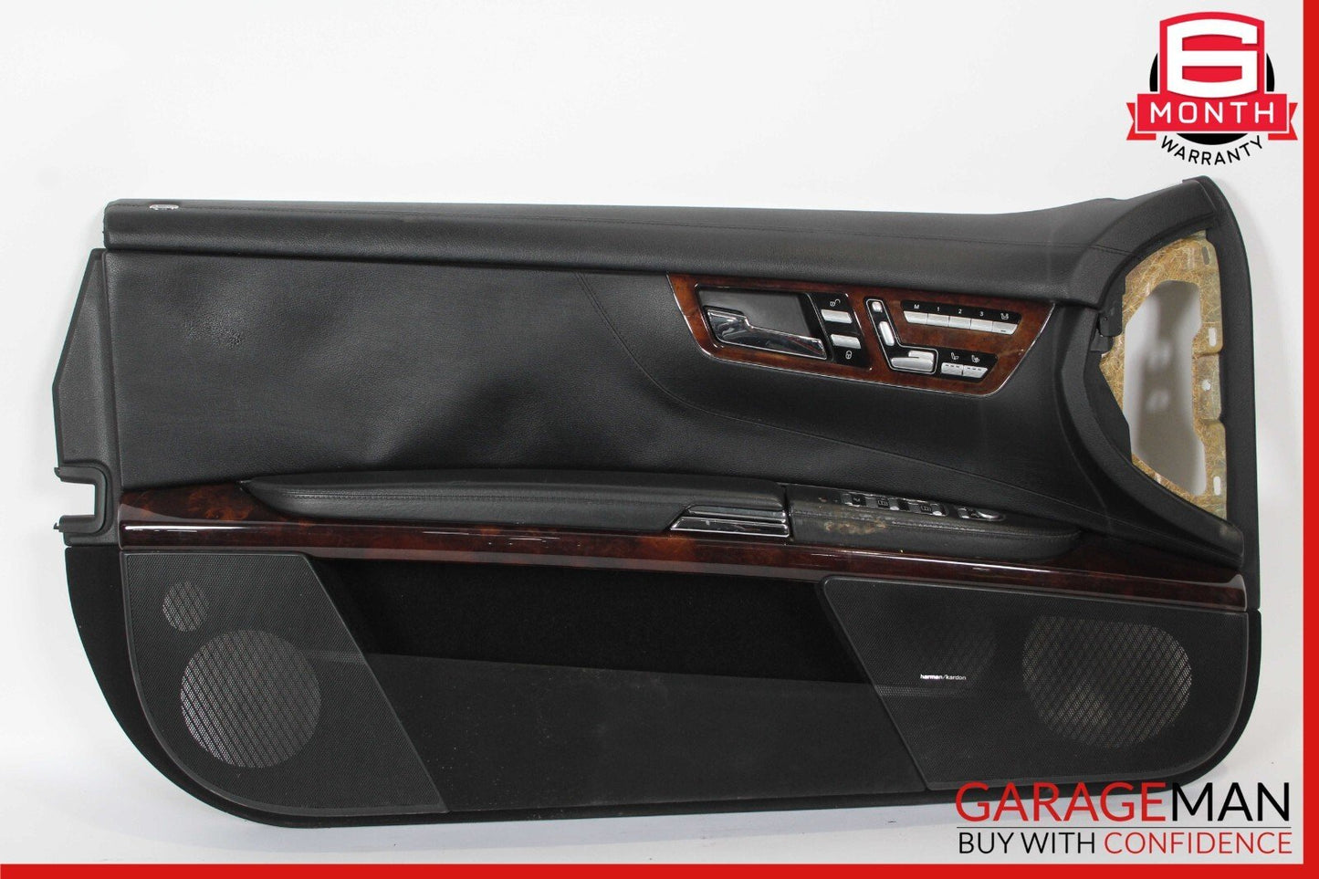 07-10 Mercedes W216 CL550 Front Left Side Interior Door Trim Panel Anthracite
