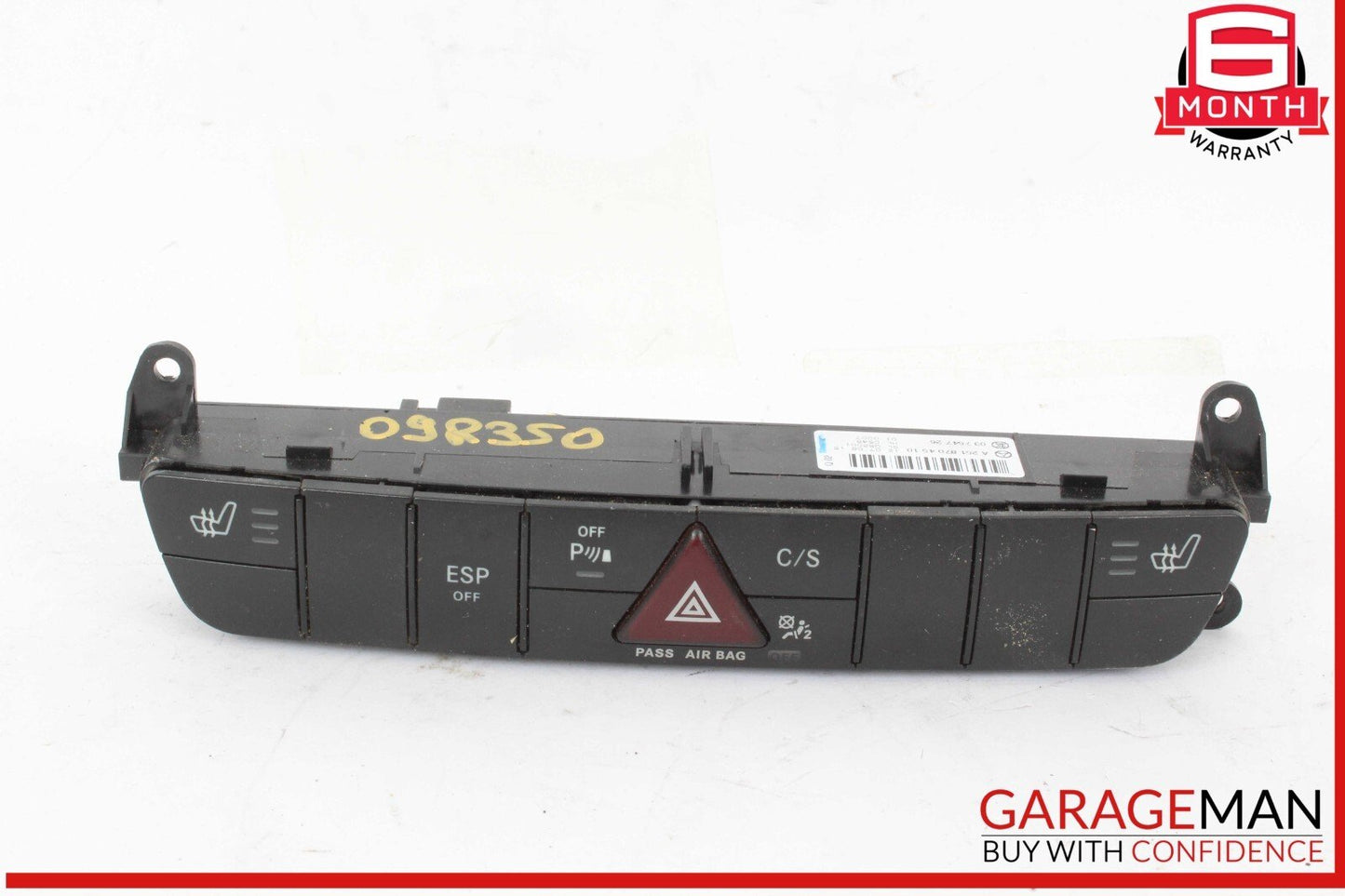 06-10 Mercedes W251 R350 4MATIC Center Dashboard Hazard ESP Control Switch OEM