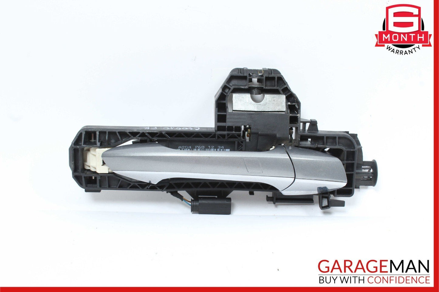 12-14 Mercedes W204 C300 C250 Sedan Right Exterior Door Handle Palladium Silver