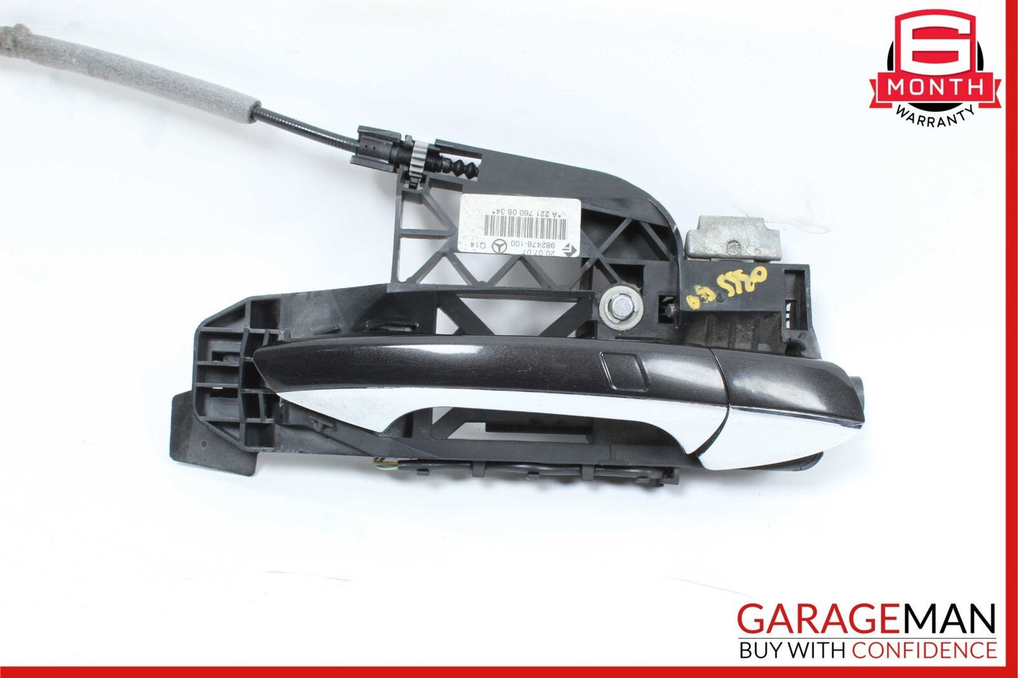 07-13 Mercedes W221 S550 Rear Right Side Exterior Door Handle Keyless Go OEM