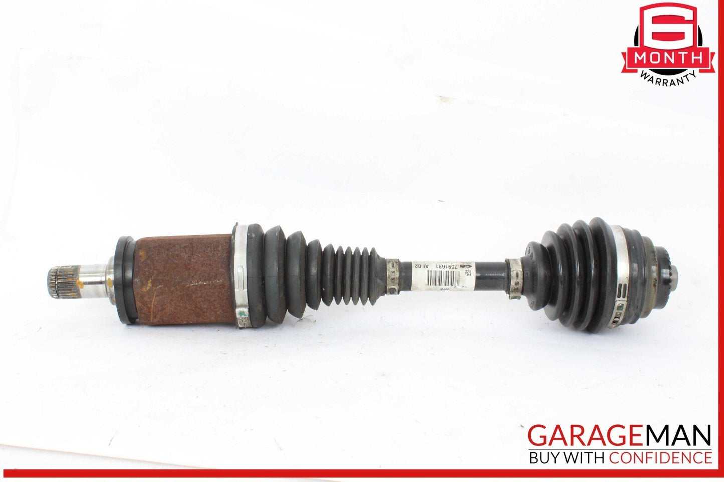 12-15 BMW X1 E84 Front Left Driver Side CV Axle Shaft 7591681 OEM