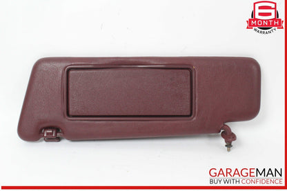 84-93 Mercedes W201 190E 190D Left Driver Side Sunvisor Burgundy OEM