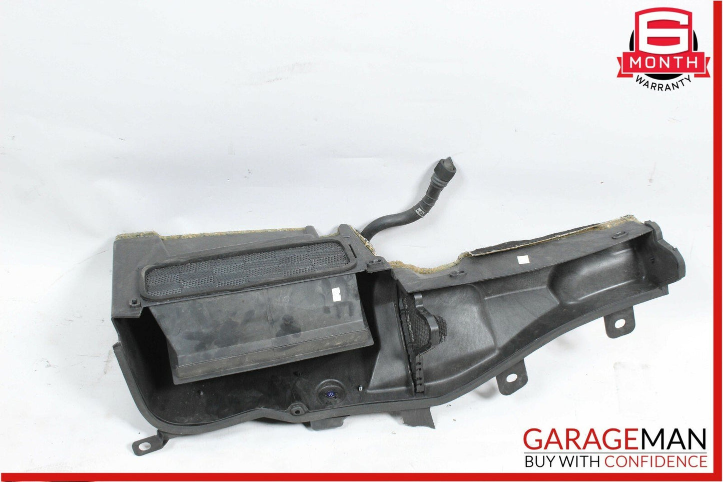10-15 Jaguar XJ Radiator AC A/C Air Duct Shroud Hose Cover Assembly OEM