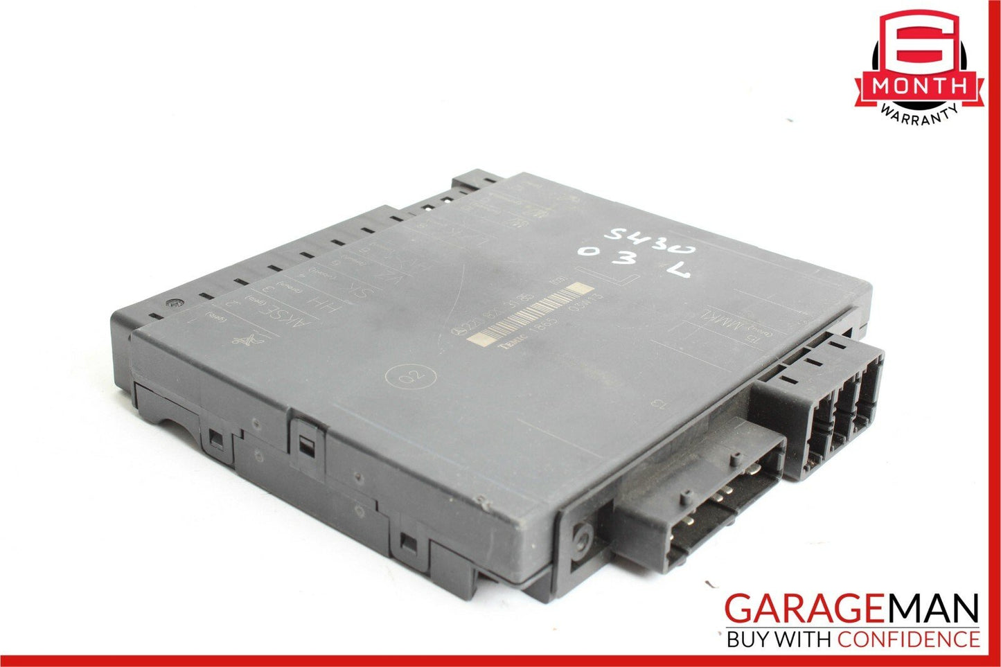 03-06 Mercedes W220 S430 S600 S500 Front Left Side Seat Control Module Unit OEM